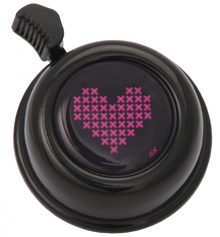 Liix Colour Bell Stitched Love Magenta Black