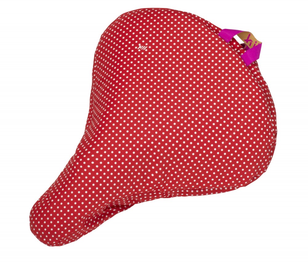 Liix Saddle Cover Polka Dots Red